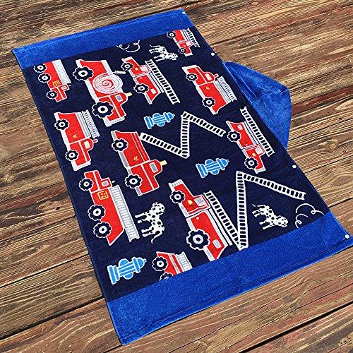 Bavilk Kids Children Hooded Poncho Dinosaur Swim Beach Bath Towel for Girls / Boys