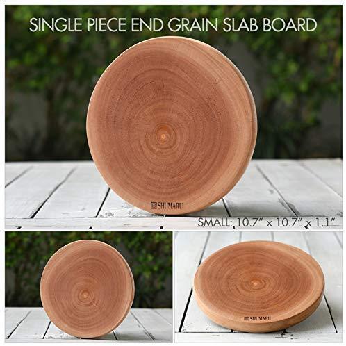 Medium-Large Single Piece Mahogany Wood Cutting Board 15.7 x 11 x 1.1