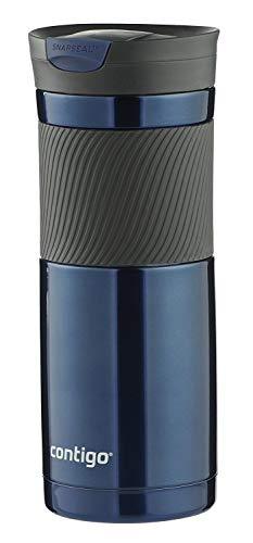 Contigo Stainless Steel Travel Mug | Vacuum-Insulated Coffee Mug | SNAPSEAL Byron Travel Mug, 24oz, Matte Black