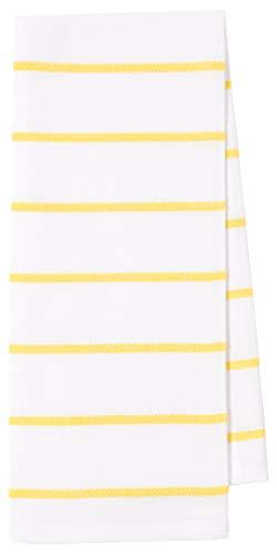 KAF Home Pantry Lemons All Over Kitchen Dish Towel Set of 4, 100-Percent Cotton, 18 x 28-inch