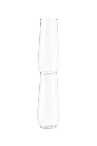 TOSSWARE 9oz Flute - recyclable champagne plastic cup - SET OF 12 - stemless, shatterproof and BPA-free flute glasses