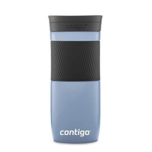 Contigo Stainless Steel Travel Mug | Vacuum-Insulated Coffee Mug | SNAPSEAL Byron Travel Mug, 24oz, Matte Black