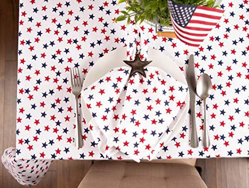 DII 14x74" Jute/Burlap Table Runner, 4th of July - Perfect for Independence Day, July 4th Party, Summer BBQ and Outdoor Picnics