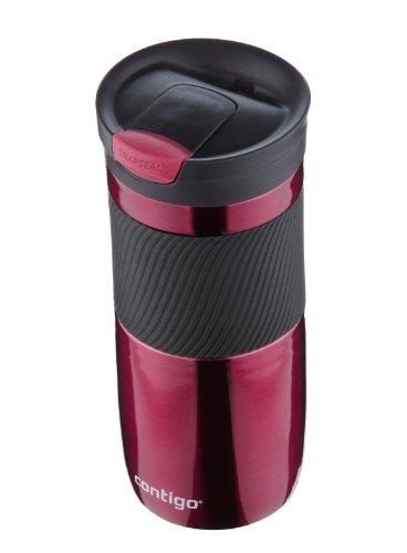 Contigo Stainless Steel Travel Mug | Vacuum-Insulated Coffee Mug | SNAPSEAL Byron Travel Mug, 24oz, Matte Black