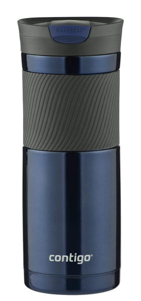 Contigo Stainless Steel Travel Mug | Vacuum-Insulated Coffee Mug | SNAPSEAL Byron Travel Mug, 24oz, Matte Black