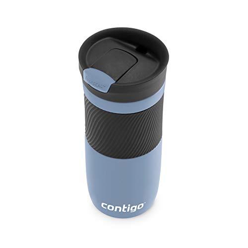 Contigo Stainless Steel Travel Mug | Vacuum-Insulated Coffee Mug | SNAPSEAL Byron Travel Mug, 24oz, Matte Black