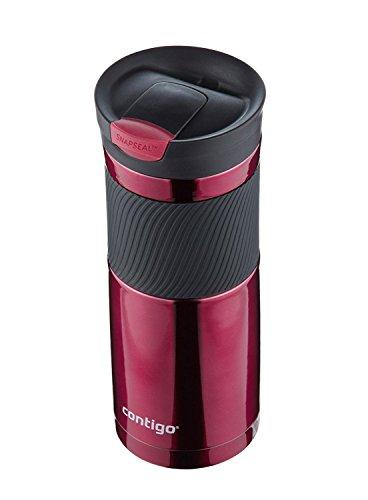 Contigo Stainless Steel Travel Mug | Vacuum-Insulated Coffee Mug | SNAPSEAL Byron Travel Mug, 24oz, Matte Black