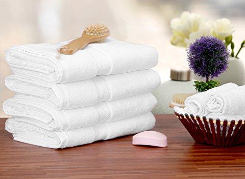 Utopia Towels Luxurious Bath Towels, 4 Pack, Grey