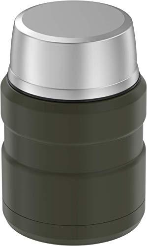 Thermos Stainless King 16 Ounce Food Jar with Folding Spoon, Stainless Steel