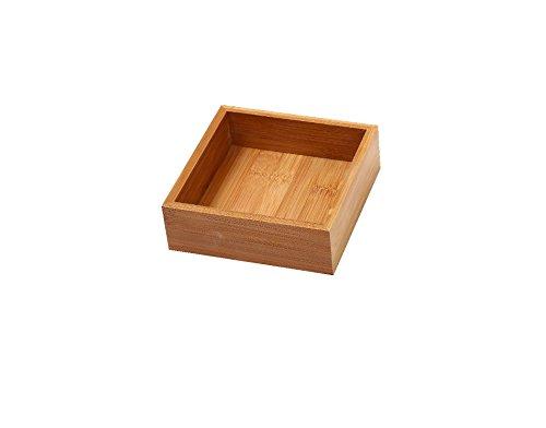 YBM Home Kitchen Drawer Organizer Storage Box Made of Bamboo, 6x9x2 Inch 325