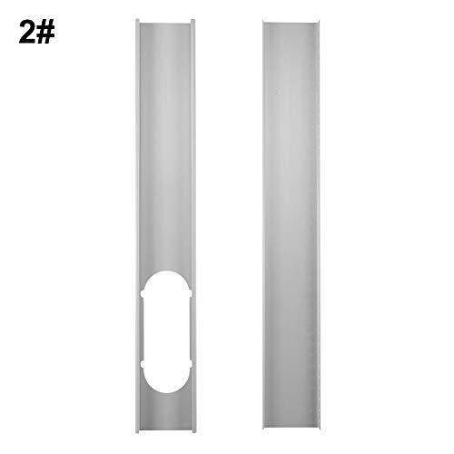 yunbox299 Window Slide Kit Plate,Window Vent Adapter, 2Pcs Window Slide Kit Plate or 1Pcs 5.9 Inch/15 cm Window Adapter Hands Tool for Portable Air Conditioner 2#