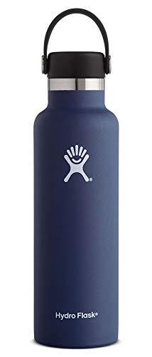 Hydro Flask Water Bottle | Stainless Steel & Vacuum Insulated | Standard Mouth with Leak Proof Flex Cap| Multiple Sizes & Colors