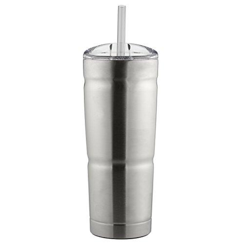 Bubba Envy S Vacuum-Insulated Stainless Steel Straw Tumbler, 24 oz. Smoke