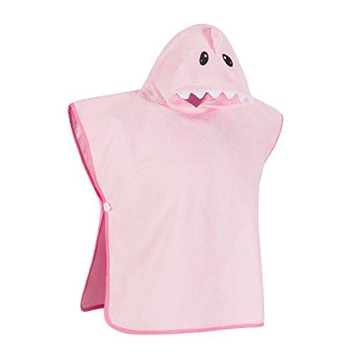 Hudz Kidz Hooded Towel for Kids & Toddlers, Ideal at Bath, Beach, Pool (Blue Shark)