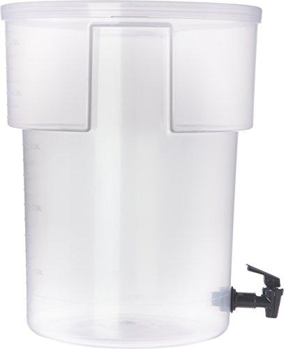 Carlisle 220930 Break-Resistant Beverage Dispenser, 5 Gallon, Clear