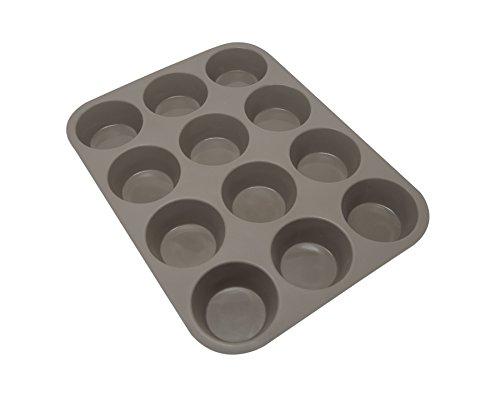 Silicone Baking Cake Pans Kitchen Cookware Kitchen Muffin Pan Cupcakes Circle 8 x 8 Inch Pie Pan (Red (4 Pack) Set)