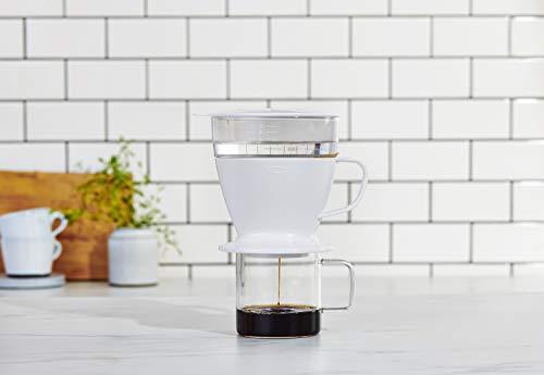 OXO BREW Single Serve Pour Over Coffee Dripper with Auto-Drip Water Tank