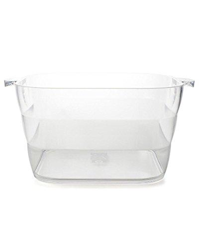 Prodyne AB-18 Big Square Party Beverage Tub, Clear