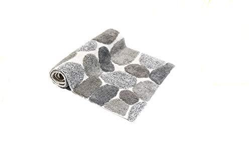 Chesapeake Merchandising Pebbles Cotton 24 in x 60 in Bath Runner, Spa