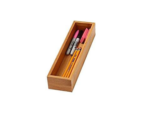 YBM Home Kitchen Drawer Organizer Storage Box Made of Bamboo, 6x9x2 Inch 325