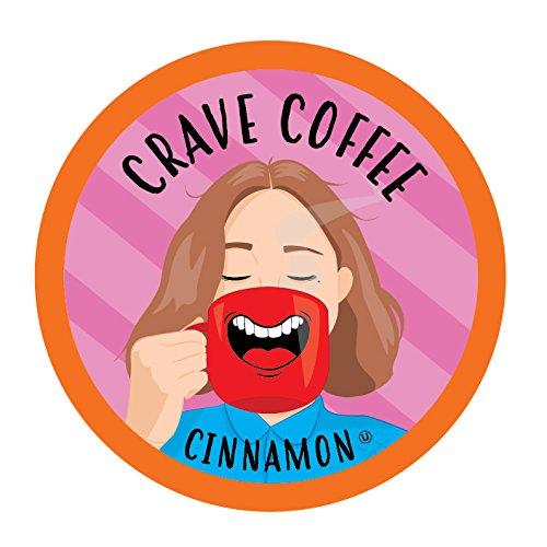 Crave Coffee Flavored Coffee Variety Pack, Compatible with 2.0 K-Cup Brewers, 100 Count