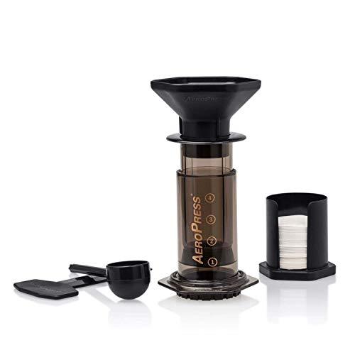 AeroPress Coffee and Espresso Maker - Quickly Makes Delicious Coffee without Bitterness - 1 to 3 Cups Per Pressing