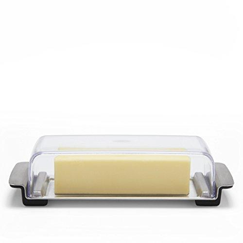 OXO 11122500 Good Grips Butter Dish, White/Clear