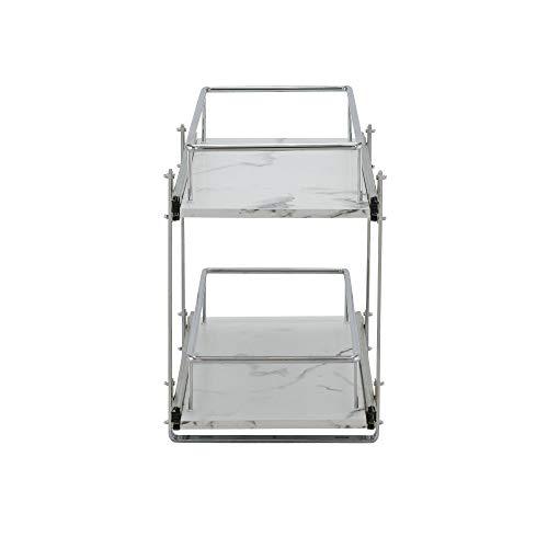 Household Essentials Glidez Narrow Sliding Organizer, 7", Chrome