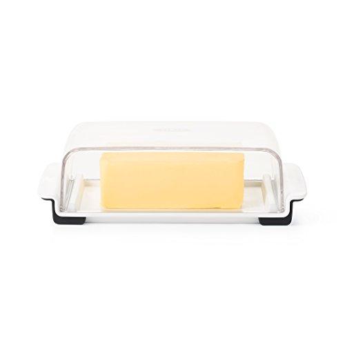 OXO 11122500 Good Grips Butter Dish, White/Clear