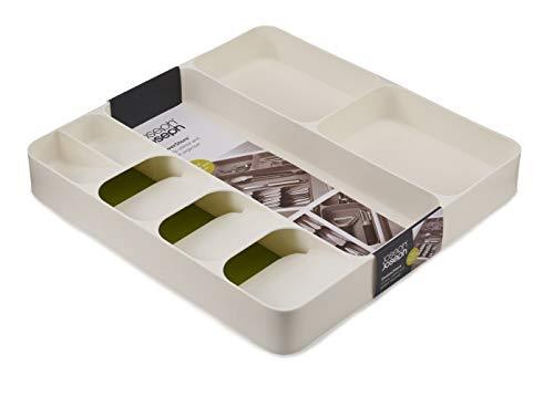 Joseph Joseph 85119 DrawerStore Kitchen Drawer Organizer Tray for Cutlery Silverware, Gray