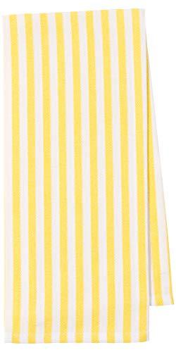 KAF Home Pantry Lemons All Over Kitchen Dish Towel Set of 4, 100-Percent Cotton, 18 x 28-inch