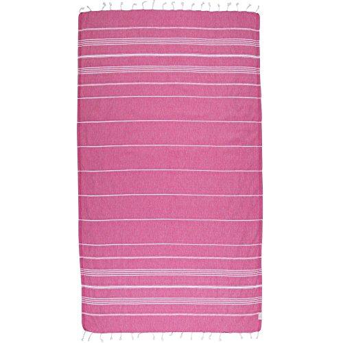 Turkish Bath and Beach Towel Set of 4 Variety Colors Classic Peshtemal 100% Cotton Oversized 39 X 70 Stylish Bath Beach Spa and Pool Towels