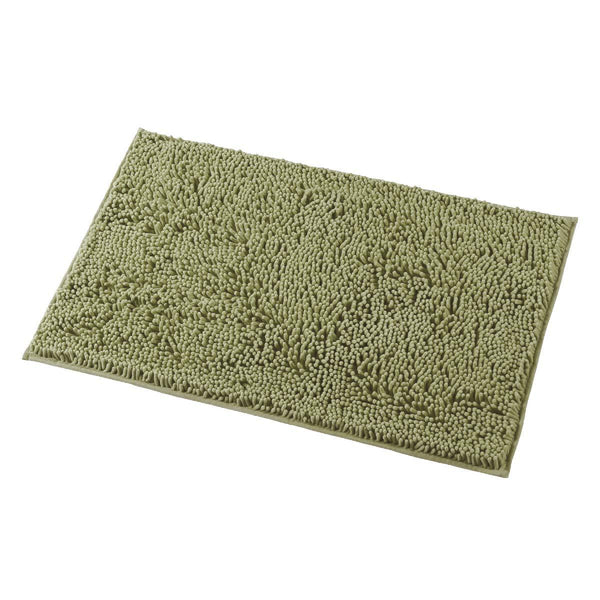 MAYSHINE Non-Slip Bathroom Rug Shag Shower Mat Machine-Washable Bath Mats with Water Absorbent Soft Microfibers, 20" W x 32" L, Turquoise