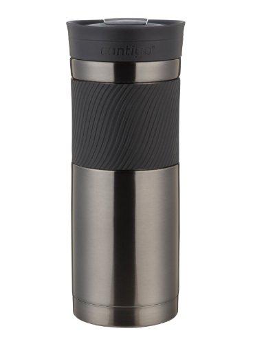 Contigo Stainless Steel Travel Mug | Vacuum-Insulated Coffee Mug | SNAPSEAL Byron Travel Mug, 24oz, Matte Black