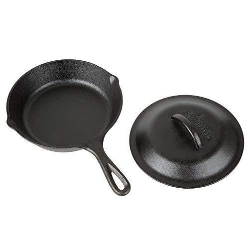 Lodge Cast Iron Skillet, Pre-Seasoned and Ready for Stove Top or Oven Use, 10.25", Black