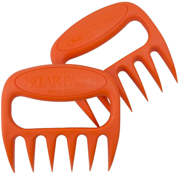 The Original Bear Paws Shredder Claws - Easily Lift, Handle, Shred, and Cut Meats - Essential for BBQ Pros - Ultra-Sharp Blades and Heat Resistant Nylon