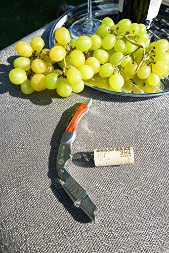 Professional Waiter’s Corkscrew by HiCoup - Rosewood Handle All-in-one Corkscrew, Bottle Opener and Foil Cutter, Used By Sommeliers, Waiters and Bartenders Around The World