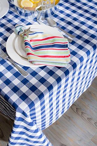 DII Cotton Buffalo Check Table Runner for Family Dinners or Gatherings, Indoor or Outdoor Parties, & Everyday Use (14x72",  Seats 4-6 People), Black & White