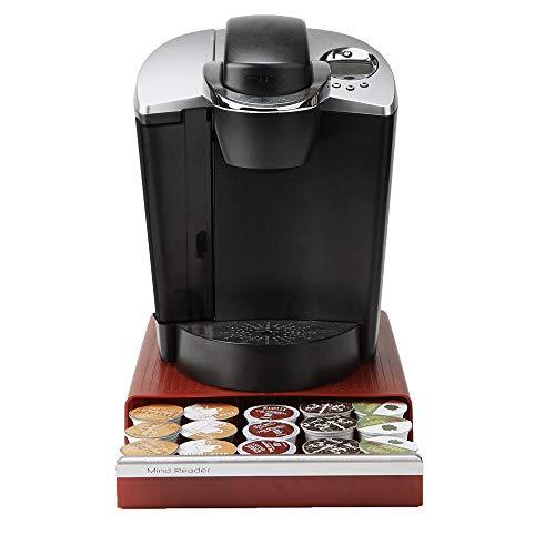 Mind Reader Coffee Pod Storage Drawer for K-Cups, Verismo, Dolce Gusto, Holds 30 K-Cups, 35 CBTL, Verismo, Dolce Gusto, Black