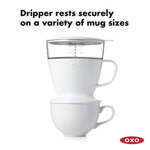 OXO BREW Single Serve Pour Over Coffee Dripper with Auto-Drip Water Tank