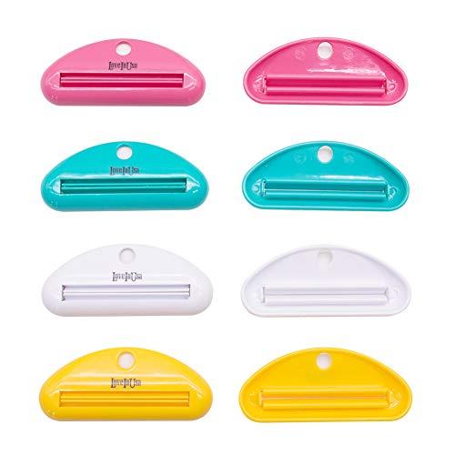 LoveInUSA Toothpaste Tube Squeezer Dispenser- 4 Pack Random Colors