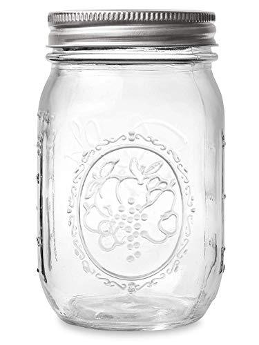 Ball Pint Regular Mouth Mason Jar with Lids and Bands, 16-Ounces (2-Units)