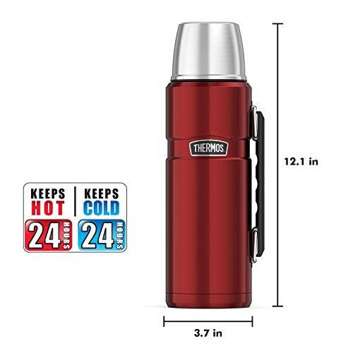 Thermos Stainless King 40 Ounce Beverage Bottle, Stainless Steel