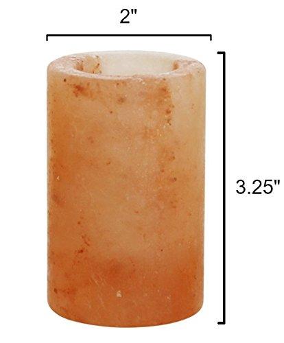 Himalayan Salt Shot Glasses, Tequila Shot Glasses Set of Four (4) Food Grade Himalayan Salt