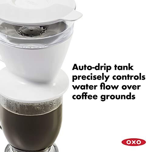 OXO BREW Single Serve Pour Over Coffee Dripper with Auto-Drip Water Tank