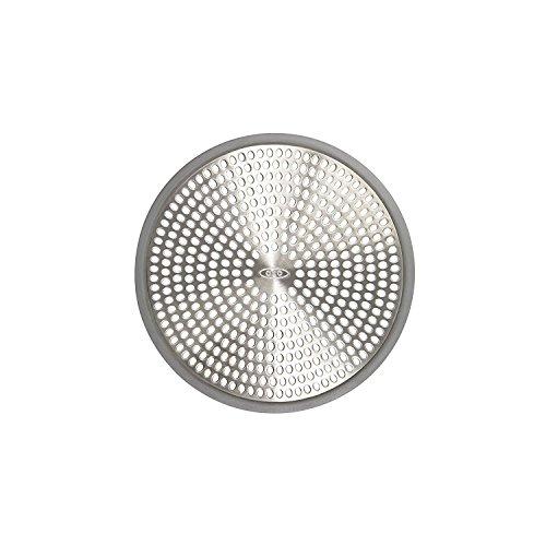OXO Good Grips Easy Clean Shower Stall Drain Protector - Stainless Steel & Silicone