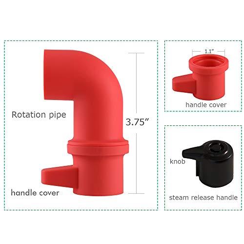 Cupboards/Cabinets Savior, Original Steam Release Accessory for Instant Pot or Pressure Cooker - 360° Rotating Design to Adjust Direction Freely (LUX Models Available)