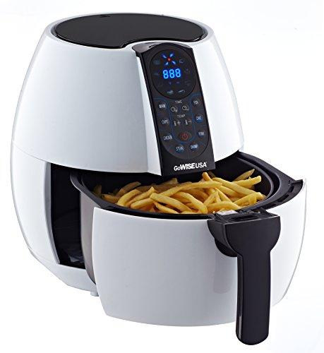 GoWISE USA 3.7-Quart Programmable Air Fryer with 8 Cook Presets, GW22638