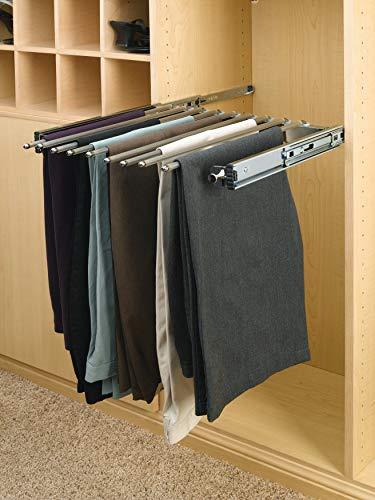 Rev-A-Shelf - PSC-3014CR - 30 in. Chrome Pull-Out Pants Rack with Full-Extension Slides