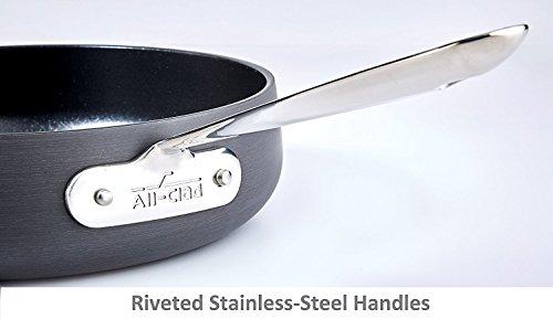 All-Clad E785S264 HA1 Hard Anodized Nonstick Dishwasher Safe PFOA Free 8 and 10-Inch Fry Pan Cookware Set, 2-Piece, Black